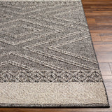 Surya Sarasota Sso-2309 Tan, Black Rug.