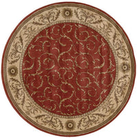 Nourison Somerset st02 Red Area Rug