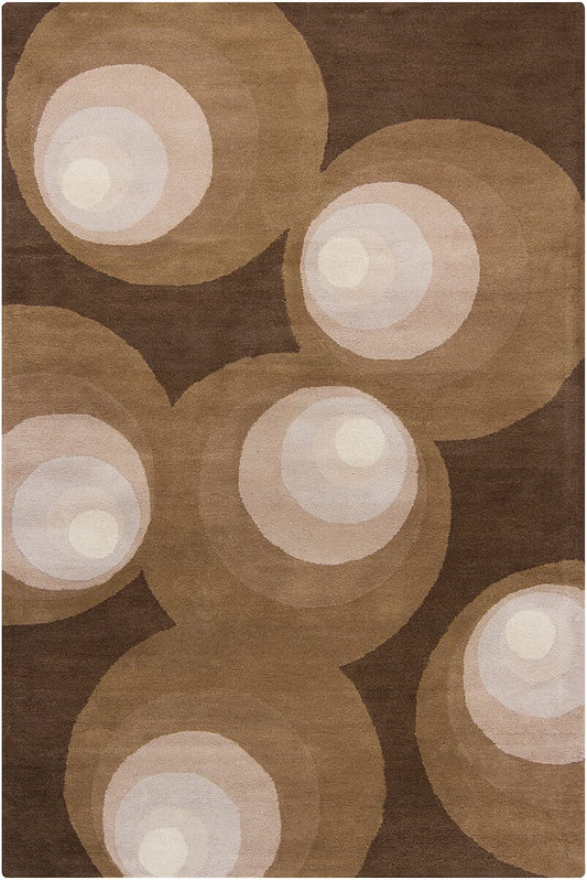 Chandra Stella Ste-52011 Brown Geometric Area Rug