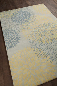 Chandra Stella Ste-52080 Yellow Geometric Area Rug