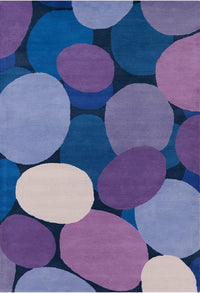 Chandra Stella Ste-52108 Purple Geometric Area Rug