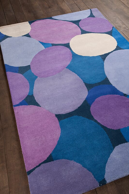 Chandra Stella Ste-52108 Purple Geometric Area Rug