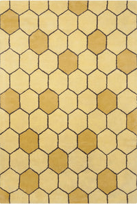 Chandra Stella Ste-52133 Gold Geometric Area Rug