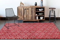 Chandra Stella Ste-52135 Red Geometric Area Rug