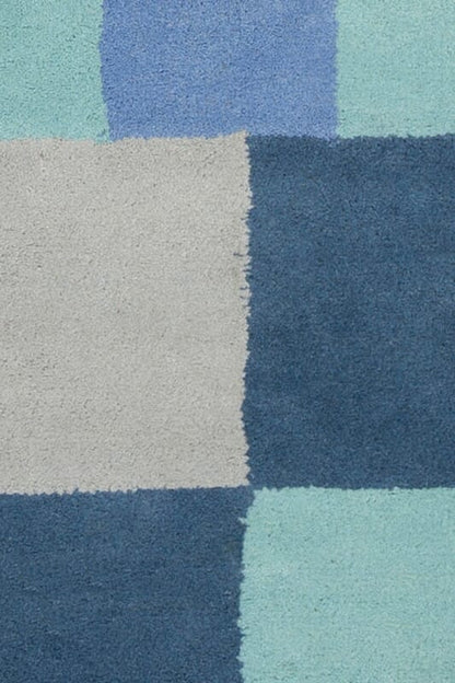 Chandra Stella Ste-52148 Blue Geometric Area Rug