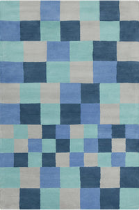 Chandra Stella Ste-52148 Blue Geometric Area Rug