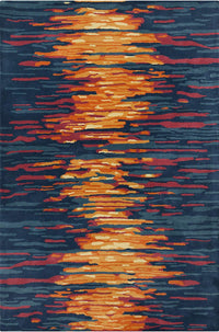 Chandra Stella Ste-52166 Orange Geometric Area Rug