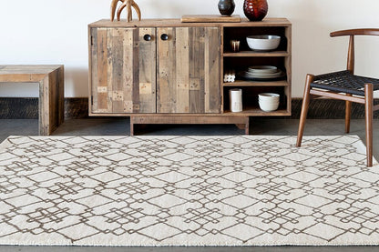 Chandra Stella Ste-52174 Beige Geometric Area Rug