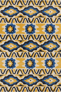 Chandra Stella Ste-52176 Gold Southwestern Area Rug