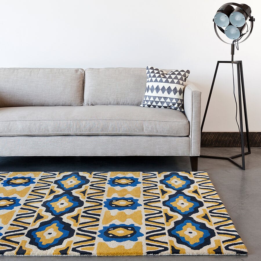 Chandra Stella Ste-52176 Gold Southwestern Area Rug