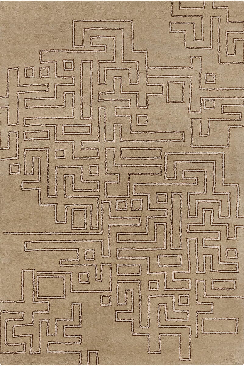 Chandra Stella Ste-52213 Tan Geometric Area Rug