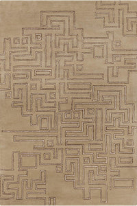 Chandra Stella Ste-52213 Tan Geometric Area Rug