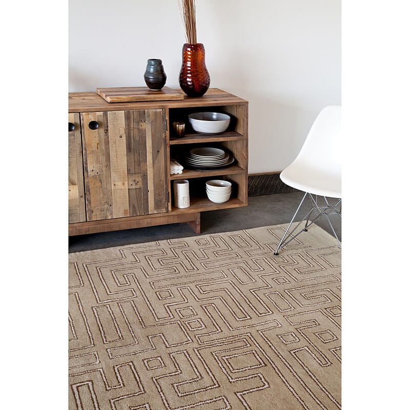 Chandra Stella Ste-52213 Tan Geometric Area Rug