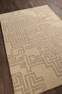 Chandra Stella Ste-52213 Tan Geometric Area Rug