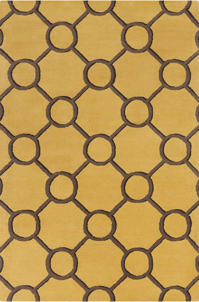 Chandra Stella Ste-52251 Gold Geometric Area Rug