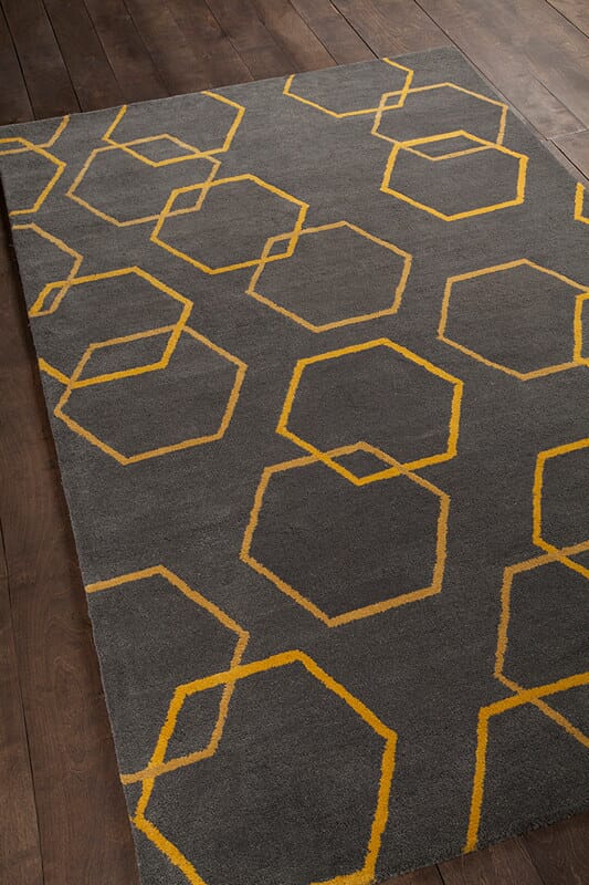 Chandra Stella Ste-52258 Brown Geometric Area Rug