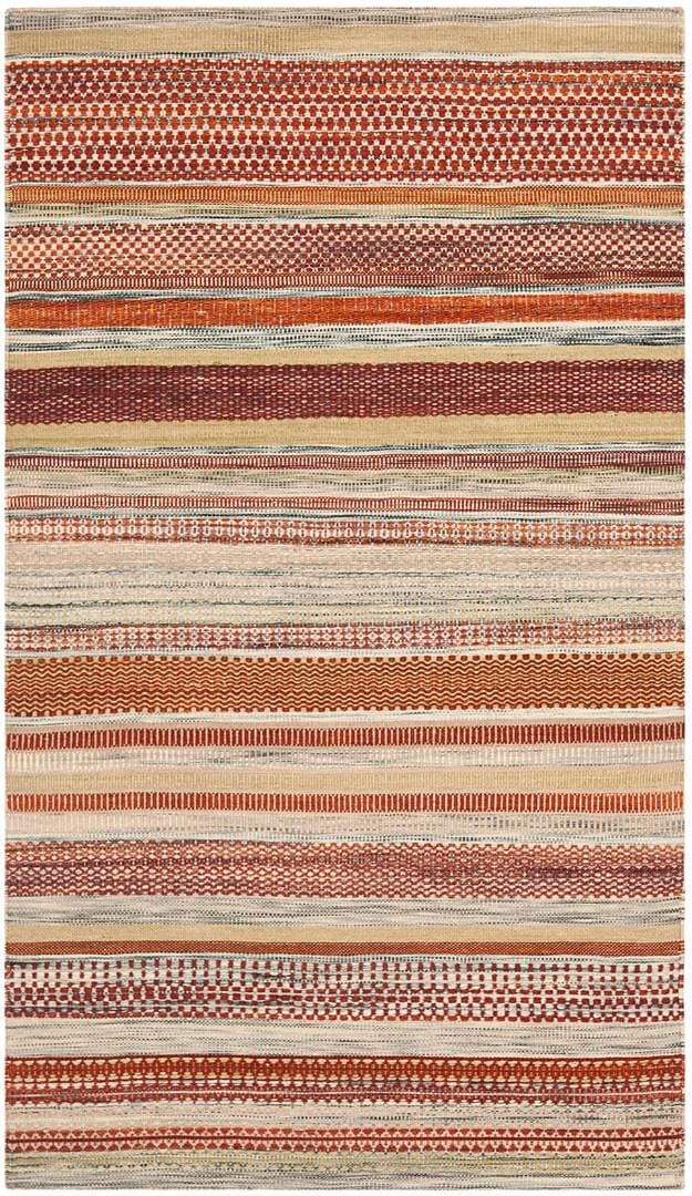 Safavieh Striped Kilim Stk311A Beige Striped Area Rug