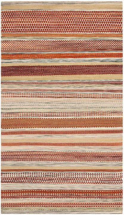 Safavieh Striped Kilim Stk311A Beige Striped Area Rug