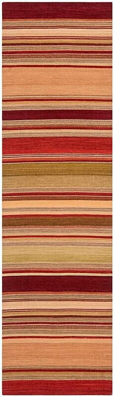 Safavieh Striped Kilim Stk313A Red Striped Area Rug