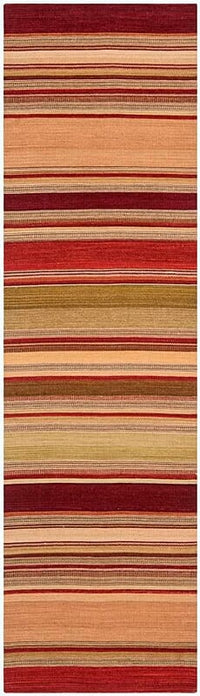 Safavieh Striped Kilim Stk313A Red Striped Area Rug