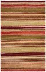 Safavieh Striped Kilim Stk313A Red Rugs.