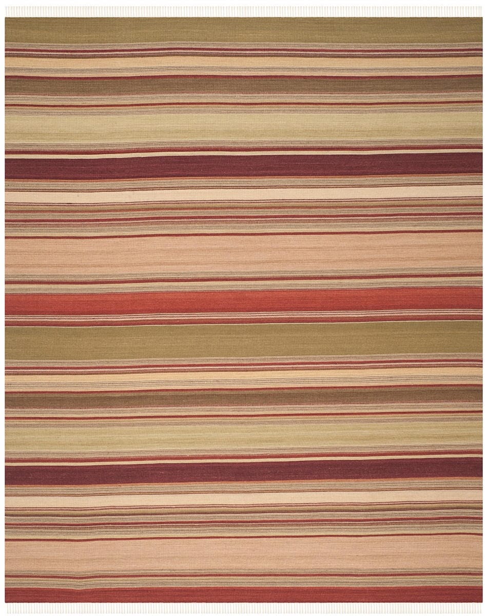Safavieh Striped Kilim Stk313A Red Rugs.