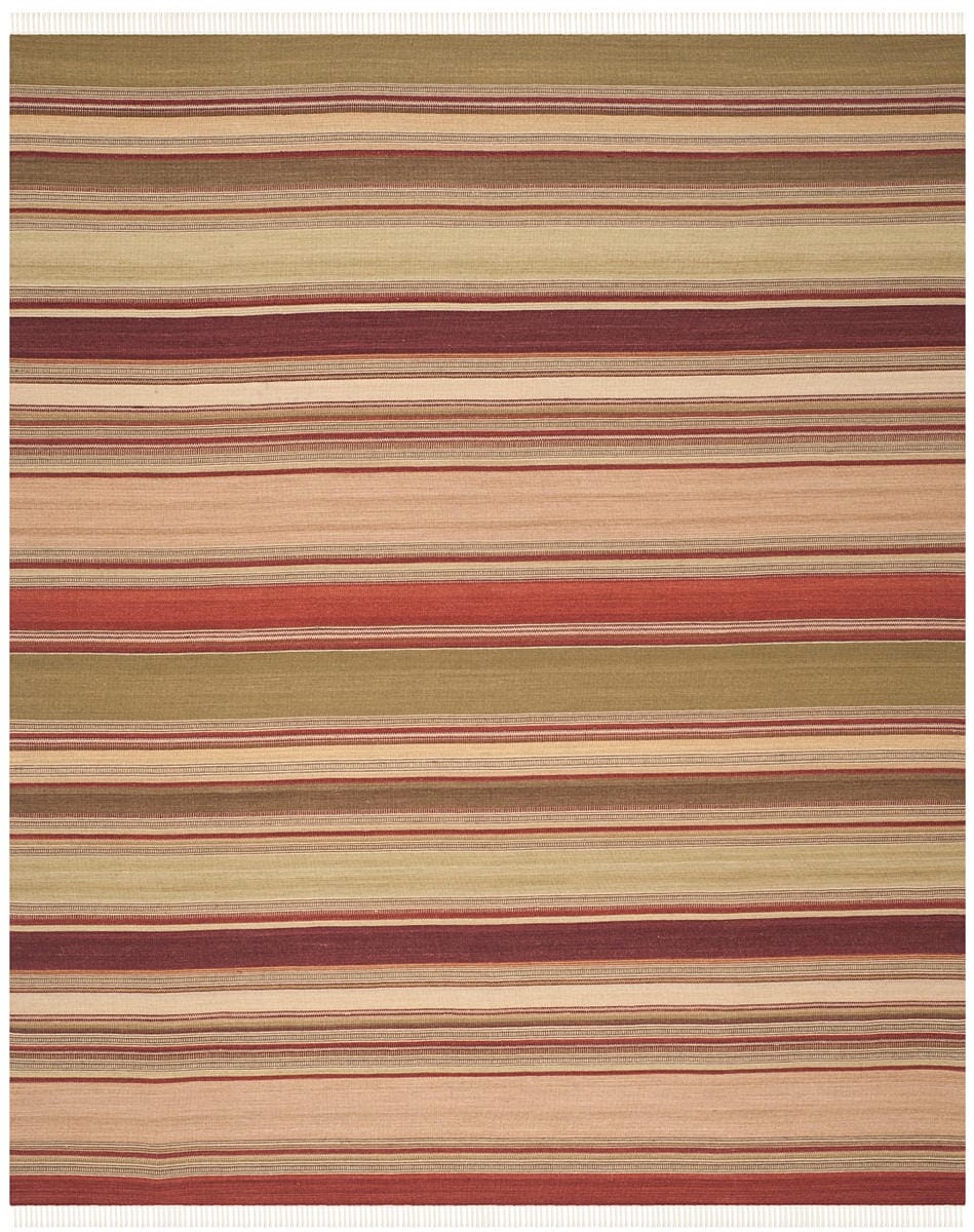 Safavieh Striped Kilim Stk313A Red Striped Area Rug