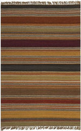 Safavieh Striped Kilim Stk315A Gold Rugs.