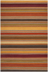 Safavieh Striped Kilim Stk315A Gold Rugs.