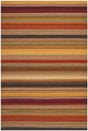 Safavieh Striped Kilim Stk315A Gold Rugs.