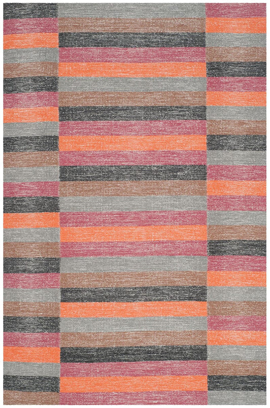 Safavieh Striped Kilim Stk411A Rust Striped Area Rug