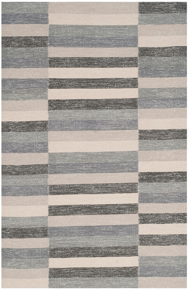 Safavieh Striped Kilim Stk411C Grey Rugs.
