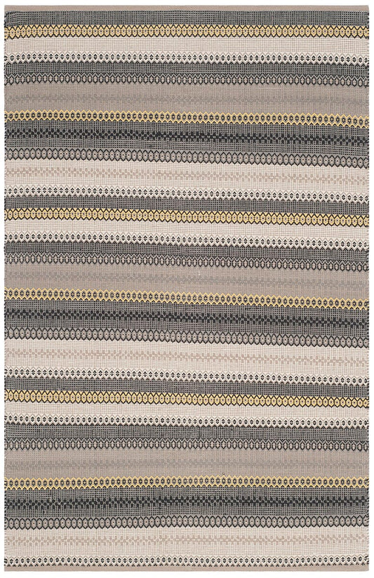 Safavieh Striped Kilim Stk412B Grey Striped Area Rug