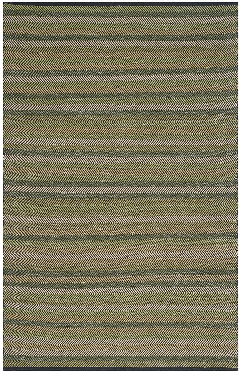 Safavieh Striped Kilim Stk421B Green Striped Area Rug