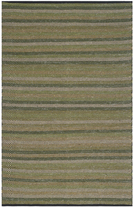 Safavieh Striped Kilim Stk421B Green Rugs.