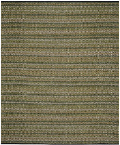 Safavieh Striped Kilim Stk421B Green Striped Area Rug