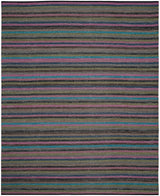 Safavieh Striped Kilim Stk421C Grey / Multi Rugs.