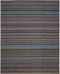 Safavieh Striped Kilim Stk421C Grey / Multi Striped Area Rug