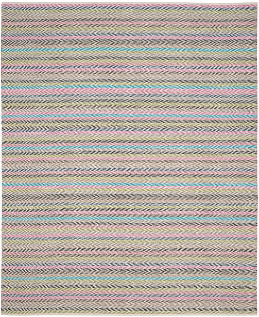 Safavieh Striped Kilim Stk421D Light Grey / Multi Striped Area Rug