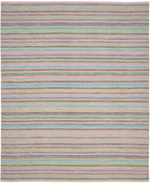 Safavieh Striped Kilim Stk421D Light Grey / Multi Rugs.