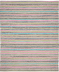 Safavieh Striped Kilim Stk421D Light Grey / Multi Striped Area Rug