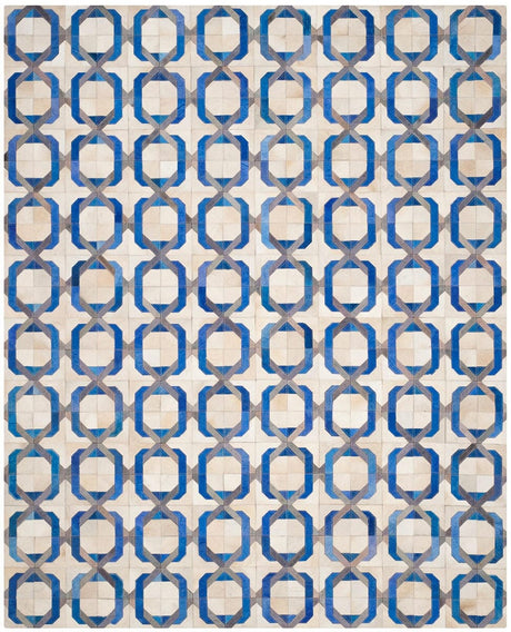 Safavieh Studio Leather Stl163A Ivory / Multi Rugs.