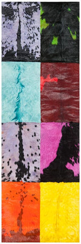 Safavieh Studio Leather Stl165A Black / Multi Rugs.