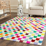 Safavieh Studio Leather Stl166A Ivory / Multi Rugs.