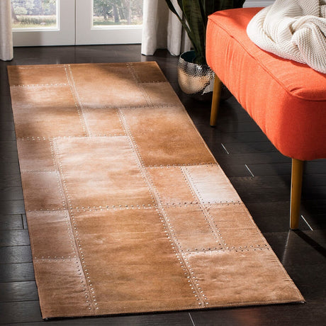 Safavieh Studio Leather Stl174B Beige Rugs.