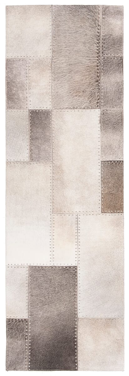 Safavieh Studio Leather Stl174F Grey Geometric Area Rug