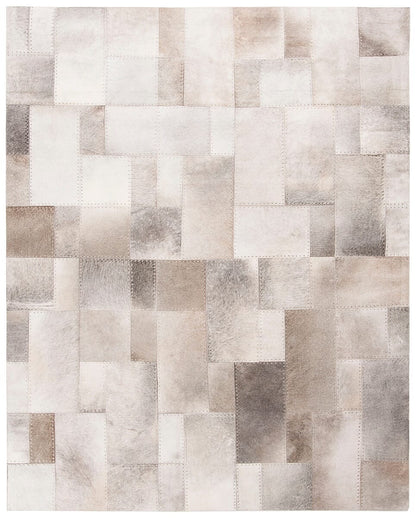 Safavieh Studio Leather Stl174F Grey Geometric Area Rug