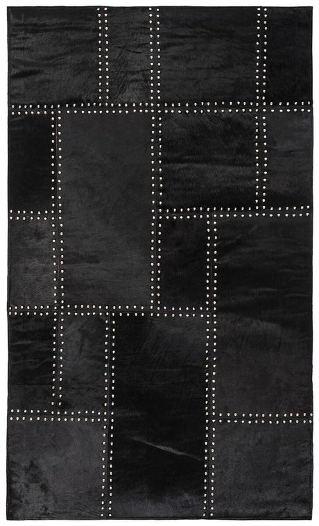 Safavieh Studio Leather Stl174Z Black Rugs.