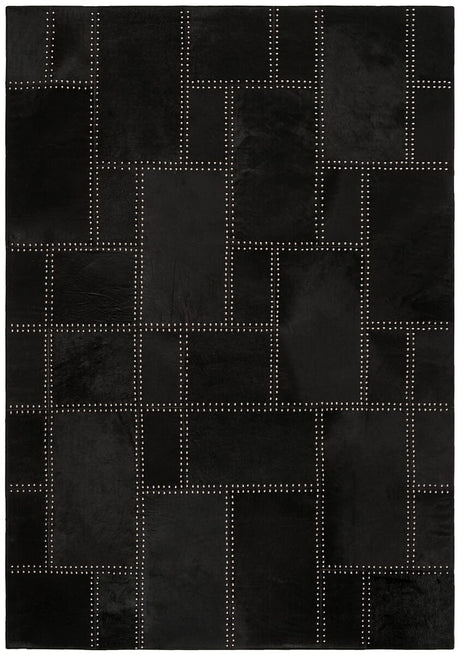 Safavieh Studio Leather Stl174Z Black Rugs.