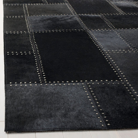 Safavieh Studio Leather Stl174Z Black Rugs.